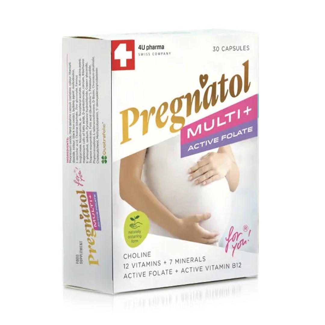 4U Pharma Pregnatol Multi + Active Folate - 30 kapsula null