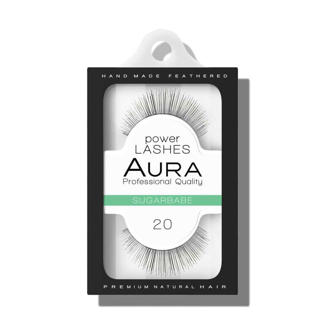 Aura Vještačke trepavice Power Lashes - 20 Sugarbabe null