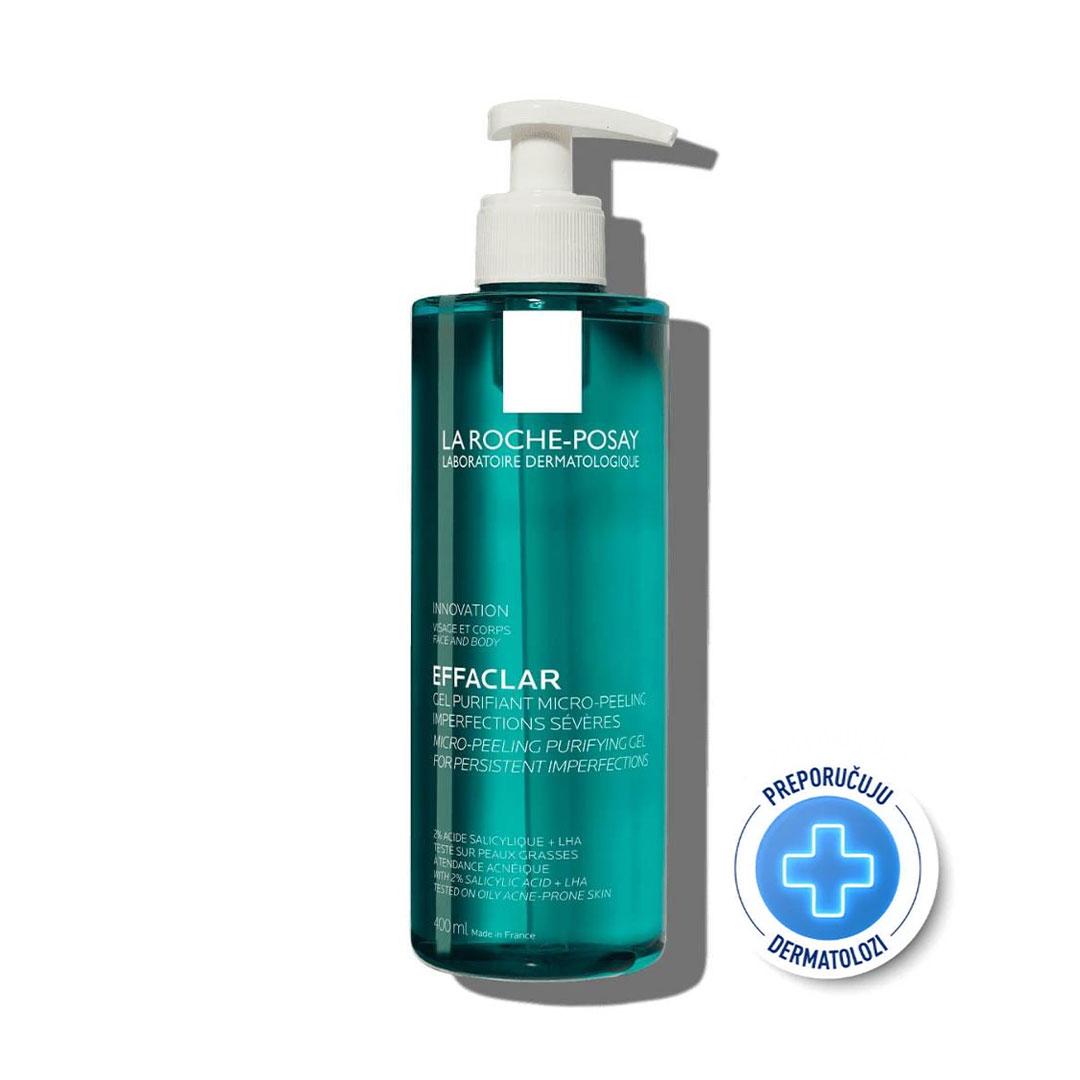 La Roche Posay Effaclar Micro-peeling gel za masnu kožu, 400ml
